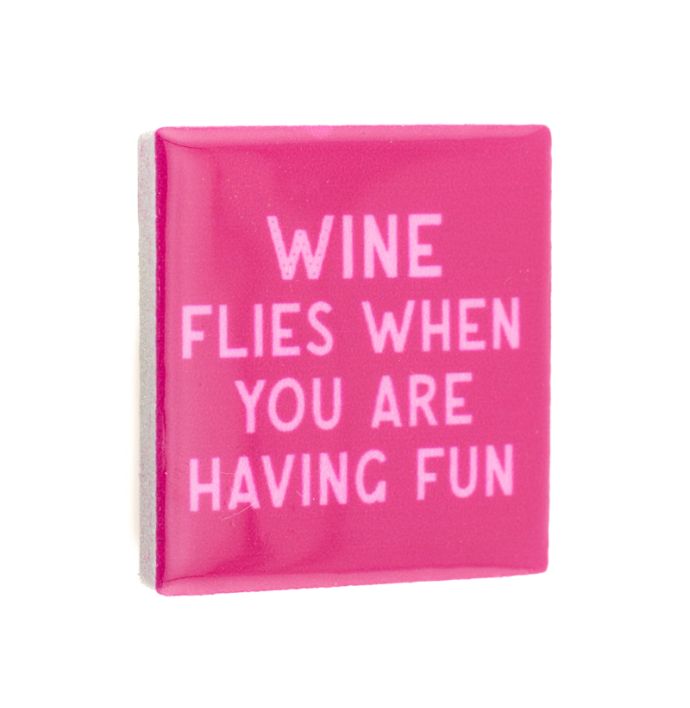 Magneettegeltje Wine Flies