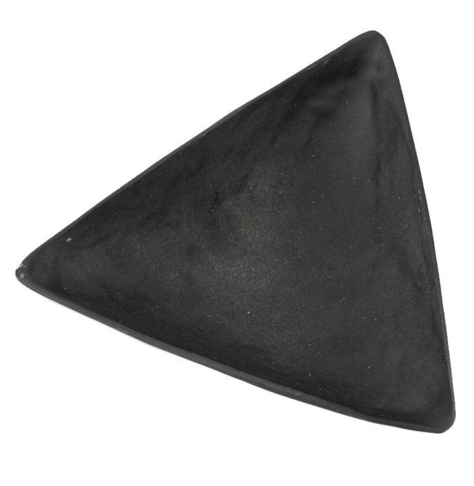Schaaltje schelp driehoek zwart