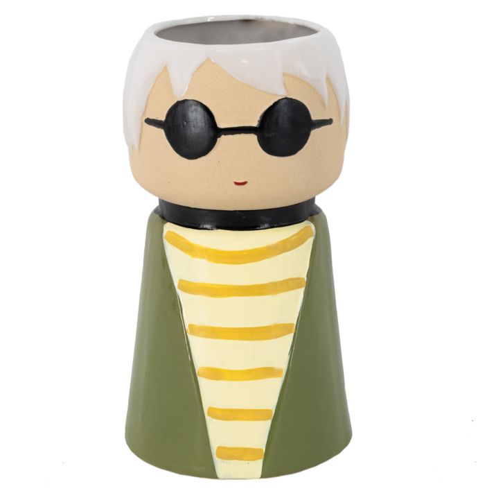 Aardewerk Kokeshi Doll vaas