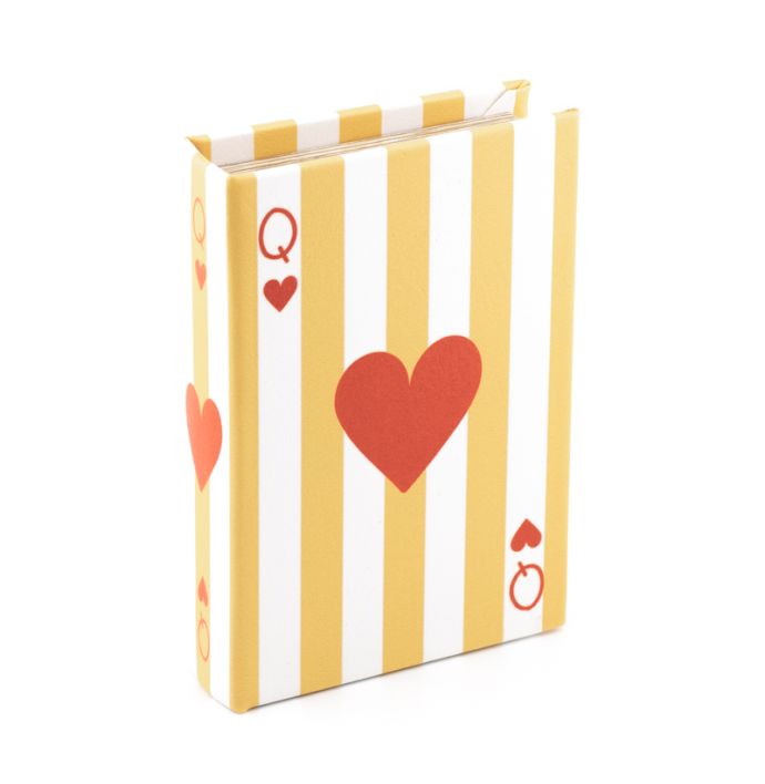 Opbergboek koffietafel Queen of Hearts 13,5x9,5cm
