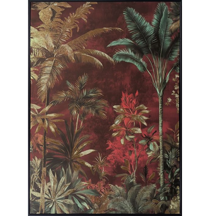 Schilderij jungle 80x120cm