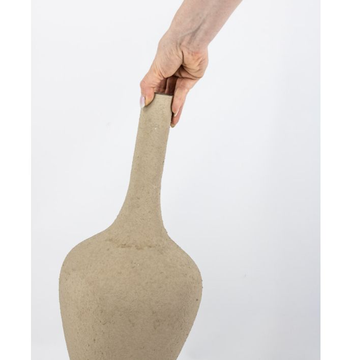 Metalen vaas sand stone