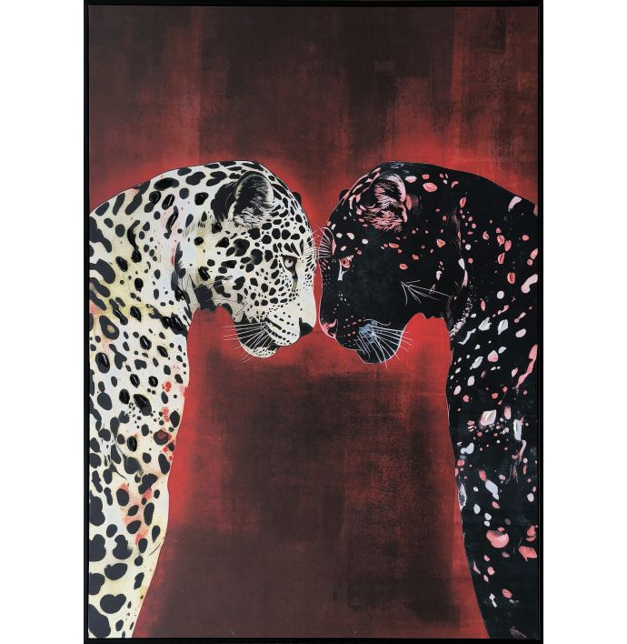 Schilderij cheetas 60x80cm