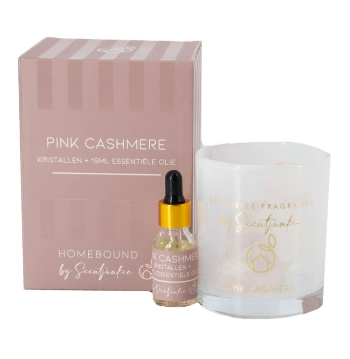 Geur kristal met 15ml essentiële olie pink cashmere