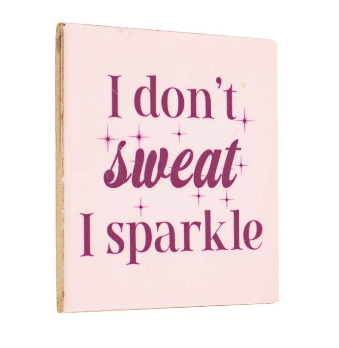 Tegeltje I don’t sweat
