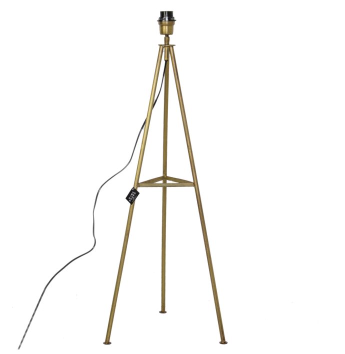 Vloerlamp metaal goud