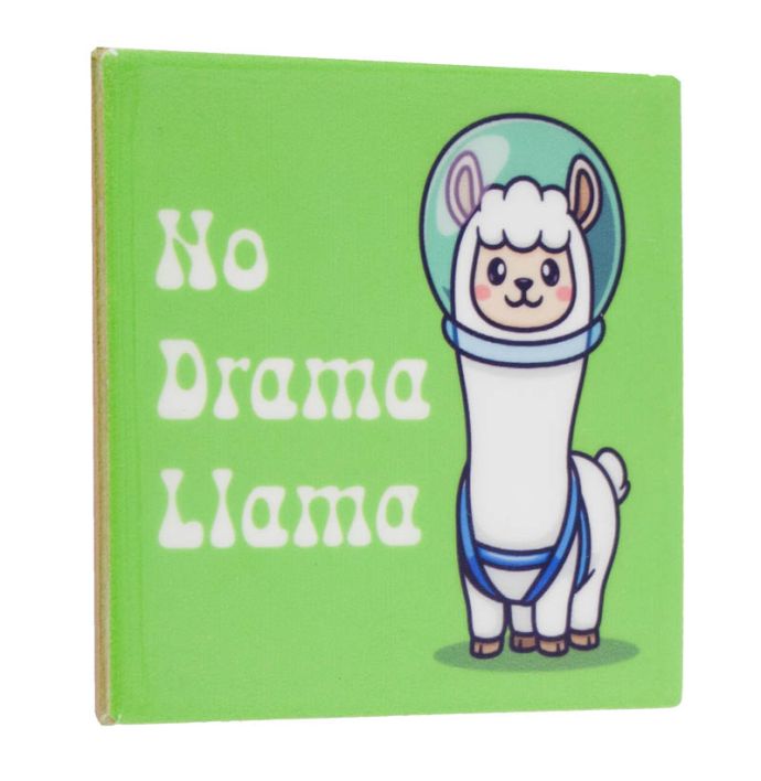 Tegeltje No drama llama