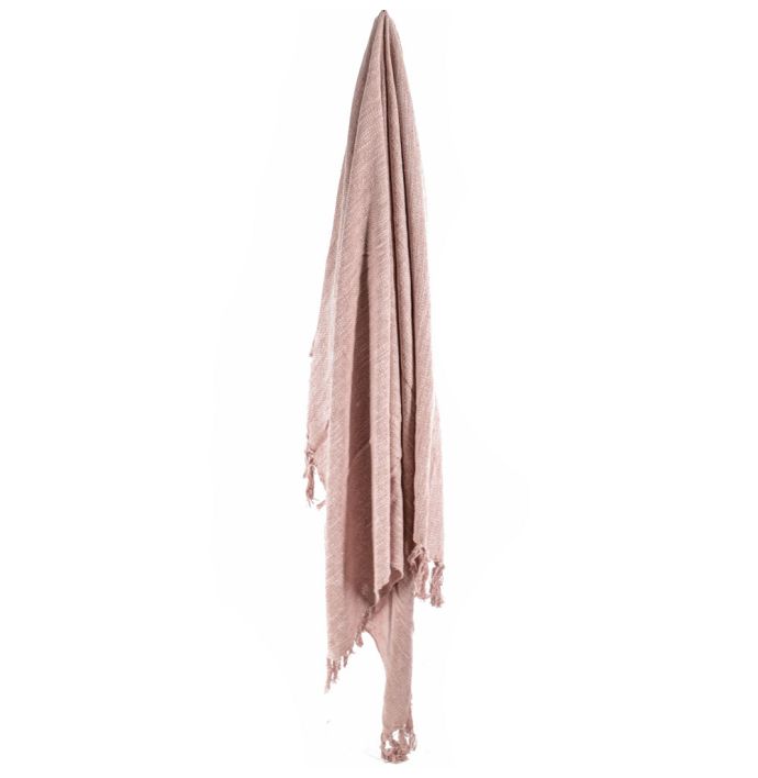 Plaid Cosy Old Pink Wb 130x160cm