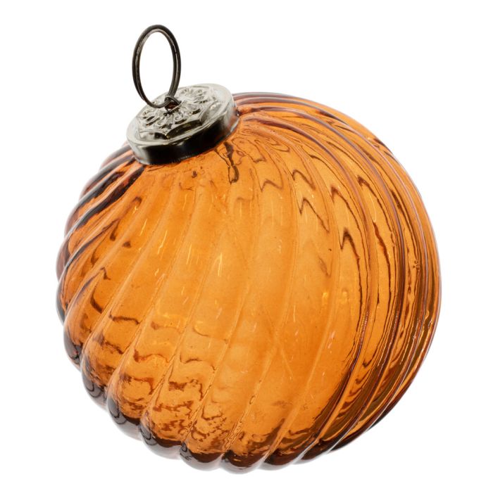Kerstbal - Roest - 10cm