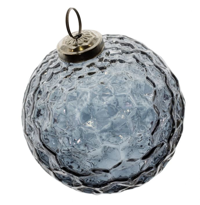 Kerstbal - Grijs - 12,5cm