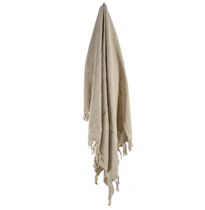 Plaid Cosy Beige Wb 150x200cm