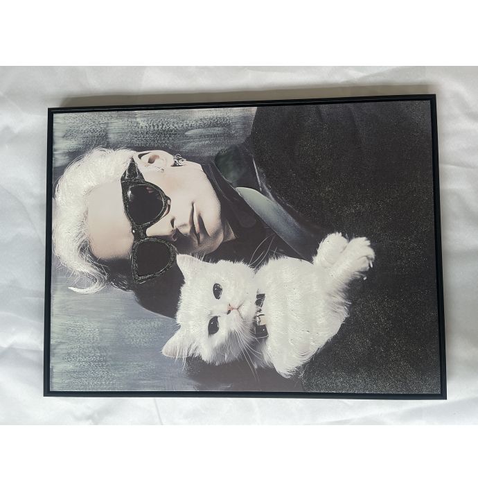Schilderij karl lagerfeld 60x80cm