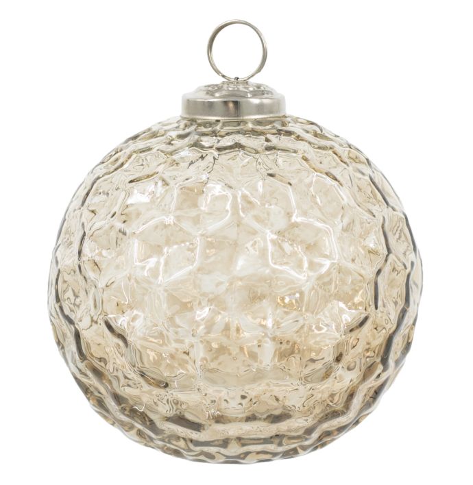 Kerstbal 12,5cm brons