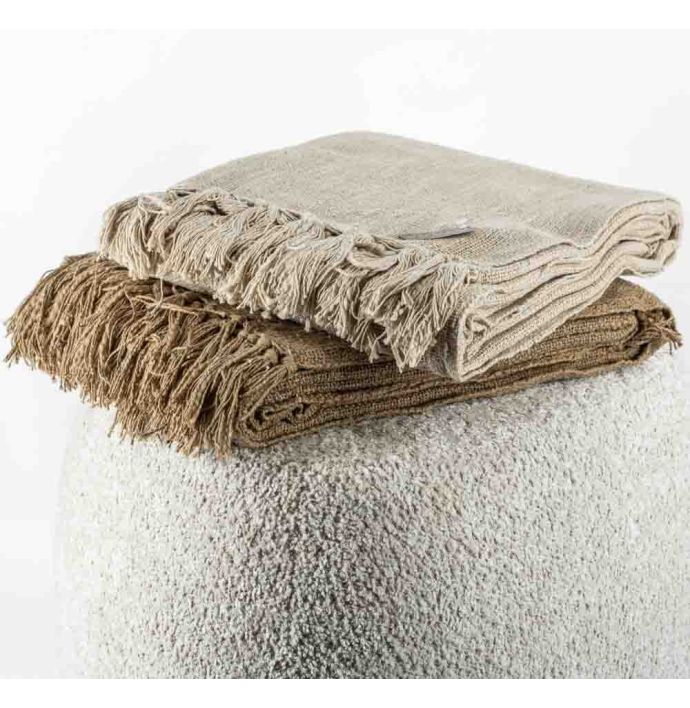 Plaid Cosy Beige Wb 130x160cm