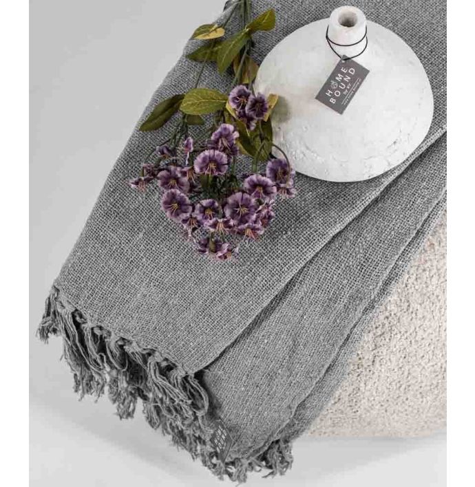 Plaid Cosy Light Grey 130x160cm
