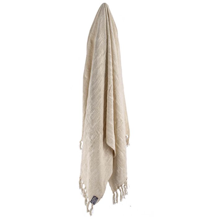 Plaid Cosy Cream Wb 130x160cm
