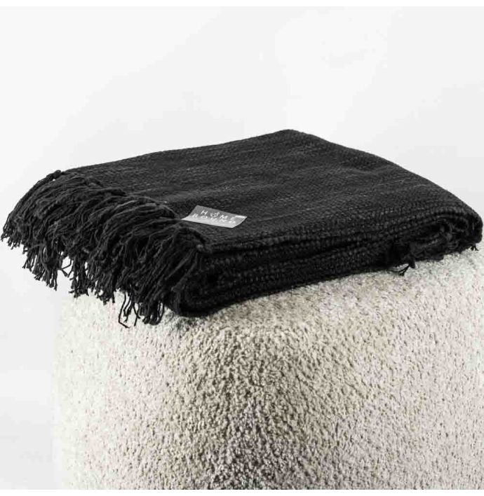 Plaid Cosy Black 130x160cm