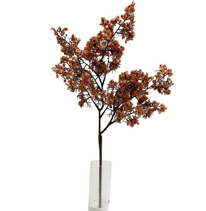 Kunsttak besjes 45cm oranje