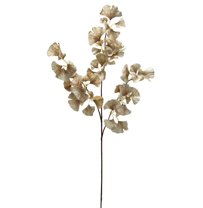 Kunstbloem Gingko 89cm off-white