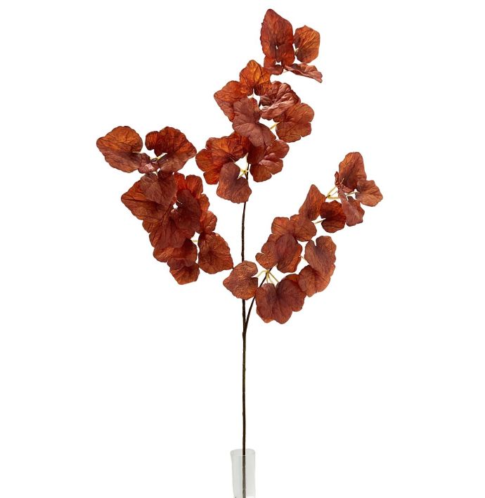 Kunstbloem Hibiscus 93cm zalm