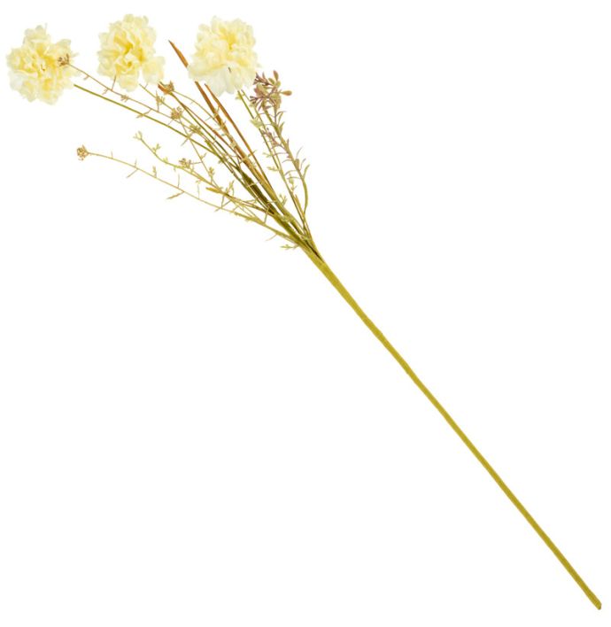 Veldboeket melaleuca 74cm off-white