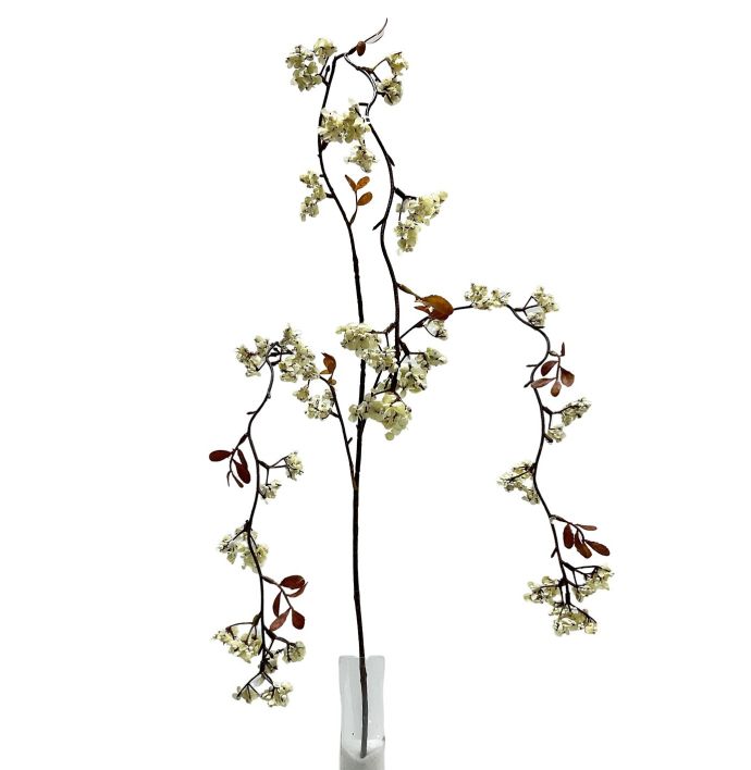 Kunsttak besjes 110cm off-white