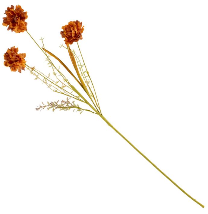 Veldboeket melaleuca 74cm oranje