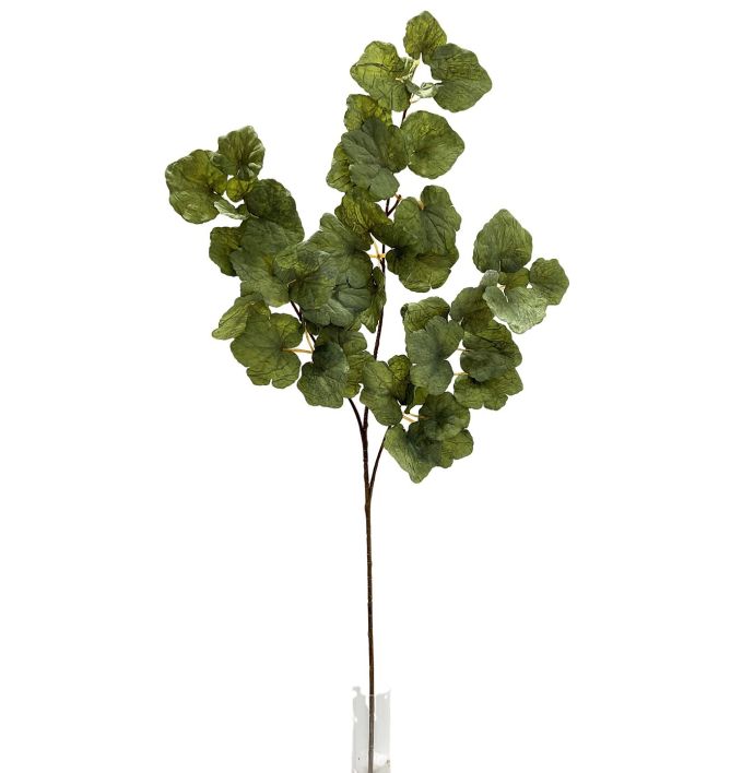 Kunstbloem Hibiscus 93cm groen