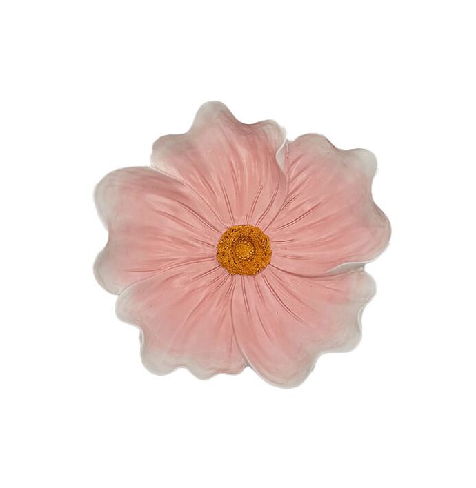Wanddecoratie bloem Helia roze