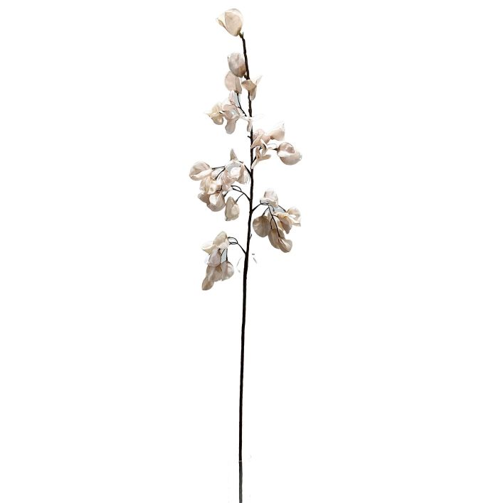 Kunst bloesemtak Koelreuteria 106cm off-white