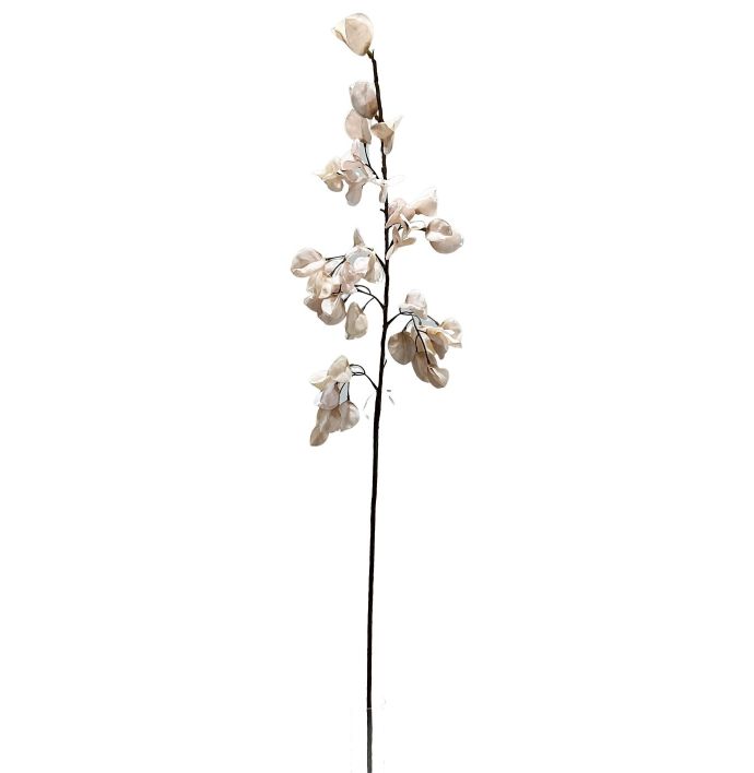 Kunst bloesemtak Koelreuteria 106cm off-white