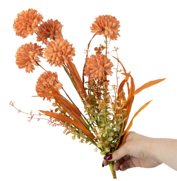 Veldboeket chrysant 50cm oranje