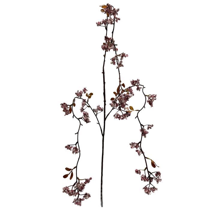 Kunsttak besjes 110cm roze