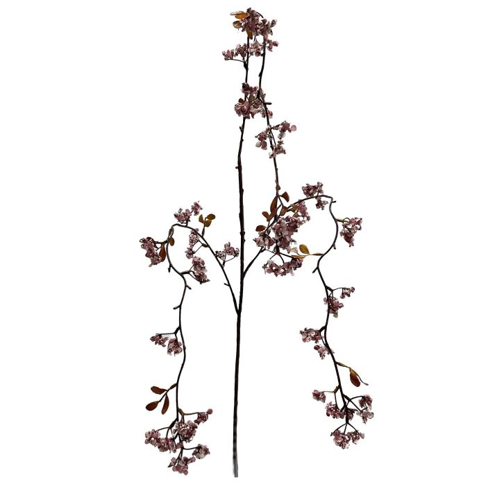Kunsttak besjes 110cm roze