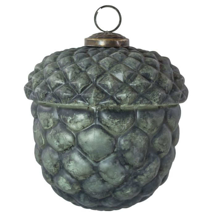 Glazen dennenappel