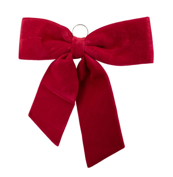 Stoffen strik M 58cm rood