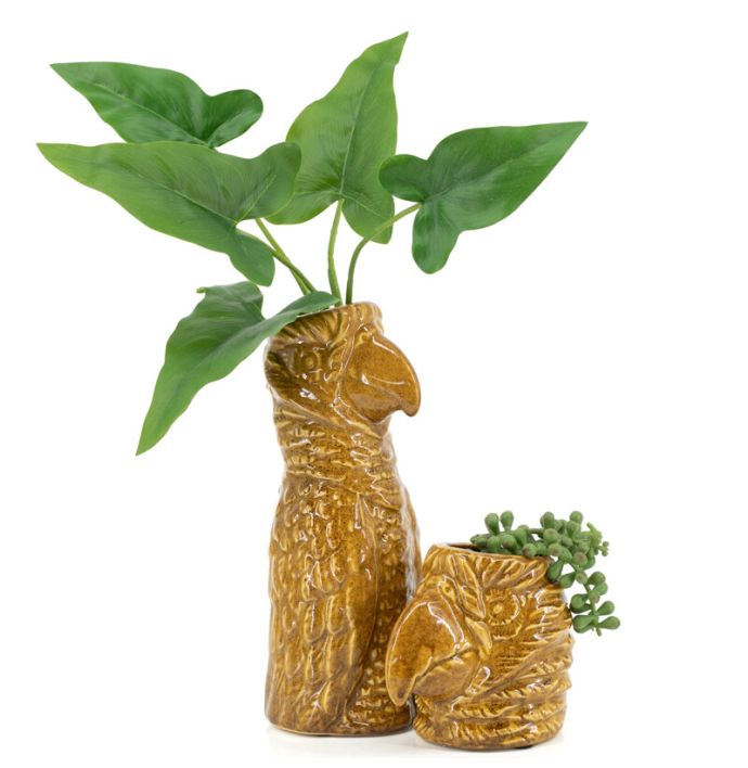 Aardewerk potje Tiki curry