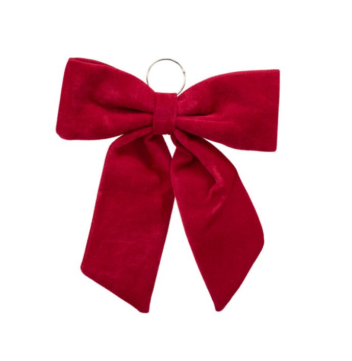 Stoffen strik S 40cm rood