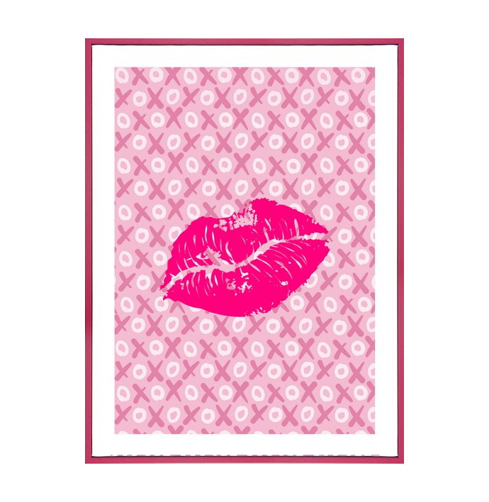 Poster in frame kisses 30x40cm
