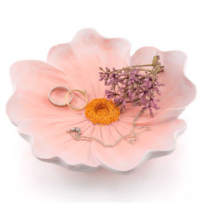 Wanddecoratie bloem Helia roze
