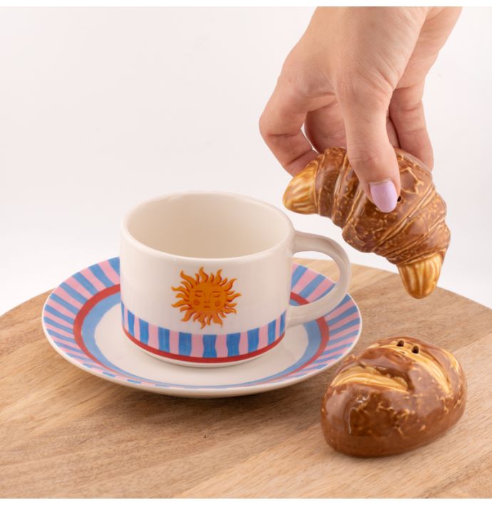 Peper en zoutstel croissant+baguette Boulanger