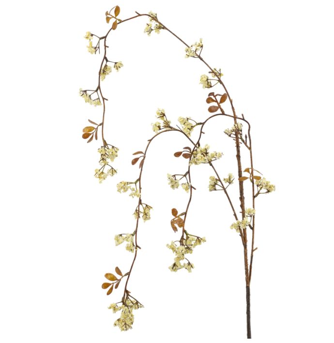 Kunsttak besjes 110cm off-white