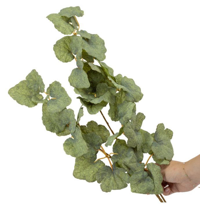 Kunstbloem Hibiscus 93cm groen
