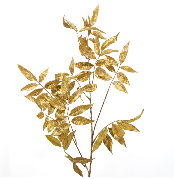 Kunsttak Den glitter 94cm groen