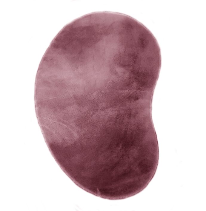 Karpet Fluffy Miro kidney 200x300cm burgundy