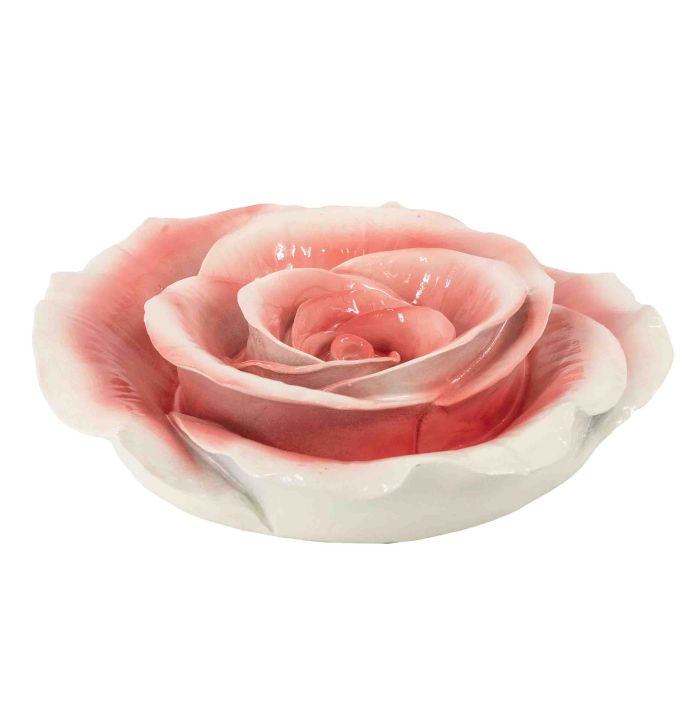 Wanddecoratie bloem roze