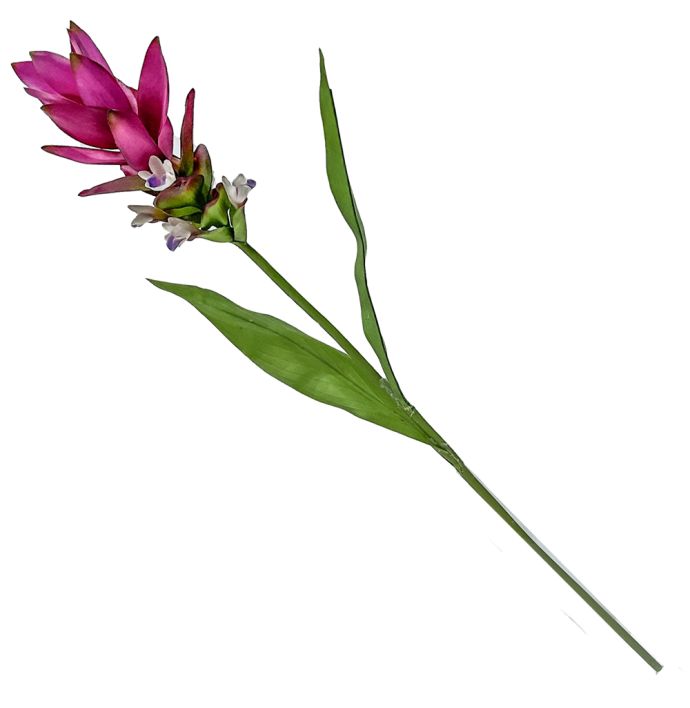 Kunstbloem Siamese tulp 71cm fuchsia
