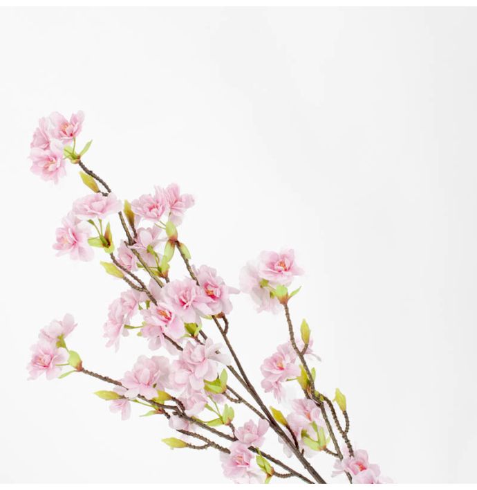 Kunsttak kersenbloesem 95cm roze