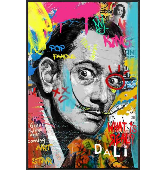 Schilderij popart Dali