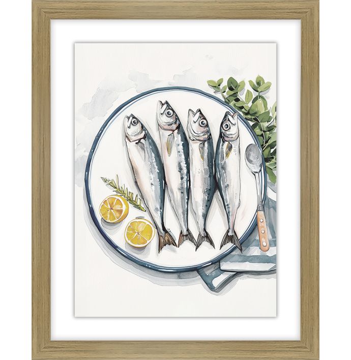 Poster in frame sardines